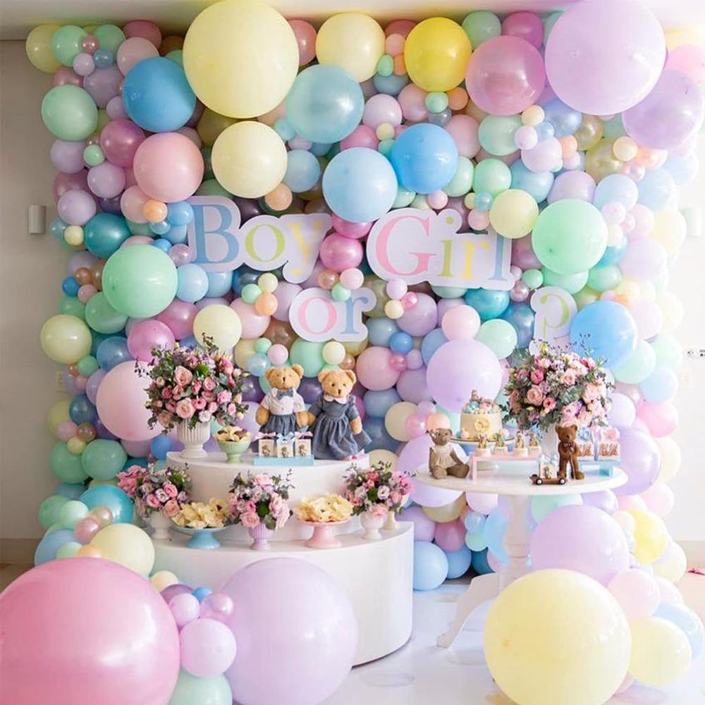Great Choice Products Pastel Balloons, 60 Pcs 12 Inch Unicorn Mermaid Latex Balloons, Confetti Balloons, Purple Balloons, Light Pink Balloons, Blue…
