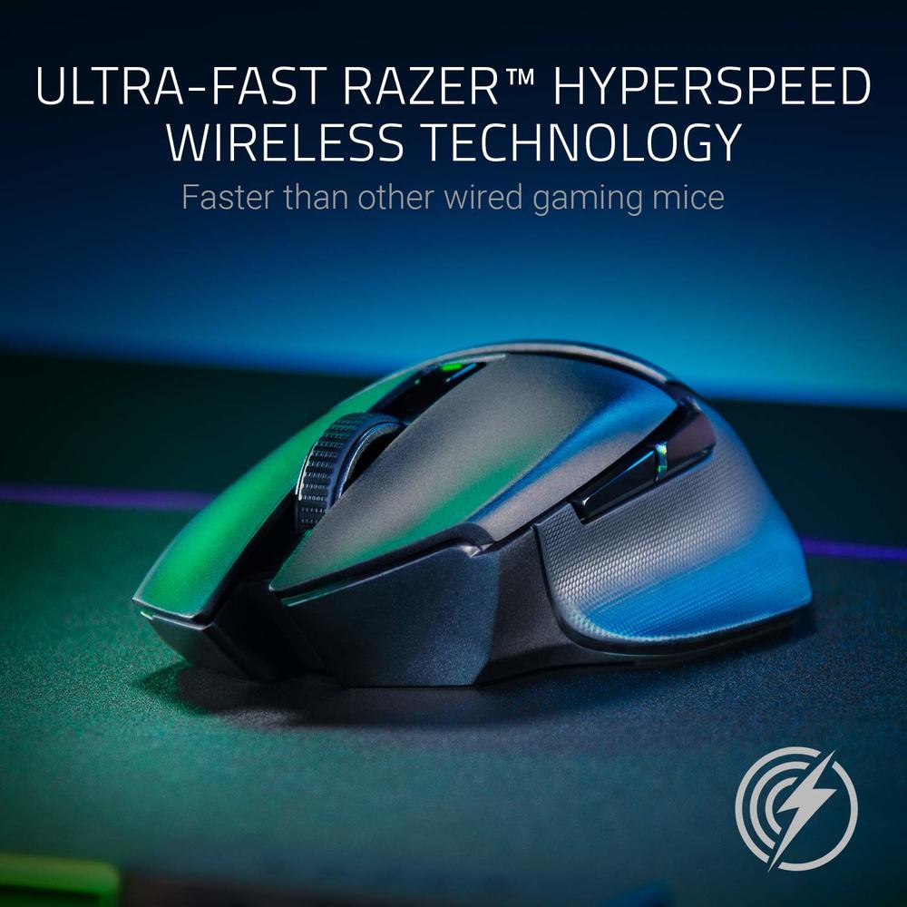 Razer Basilisk X Hyperspeed - Wireless Gaming Mouse (Hyperspeed Technology, Advanced 5G Optical Sensor and 6 Configurable But…