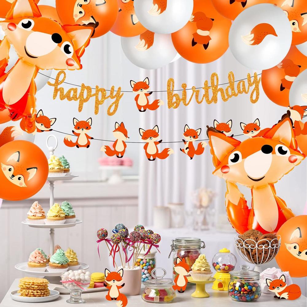 Great Choice Products 34 Pcs Jungle Animal Party Decorations Cute Animal Birthday Party Supplies Include Farm Animal Theme Banner, Animal Woodland …