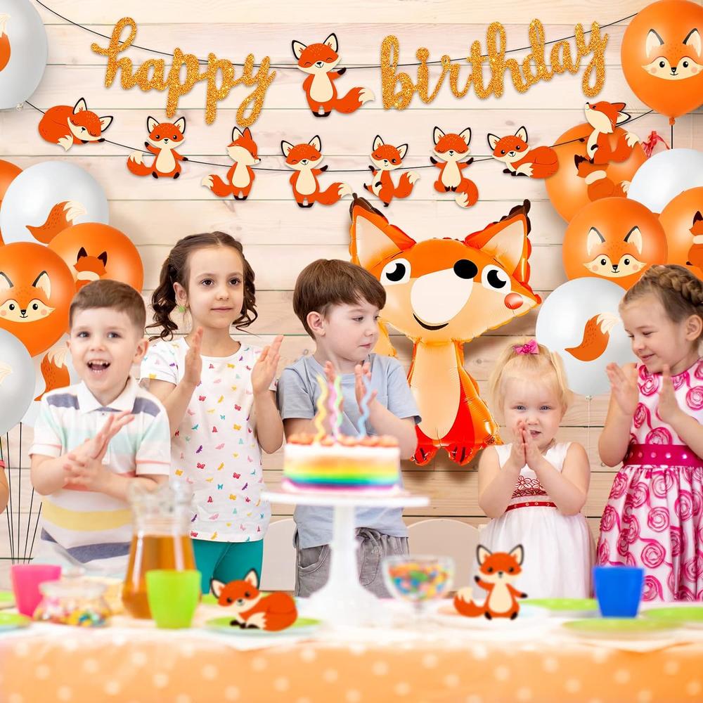 Great Choice Products 34 Pcs Jungle Animal Party Decorations Cute Animal Birthday Party Supplies Include Farm Animal Theme Banner, Animal Woodland …