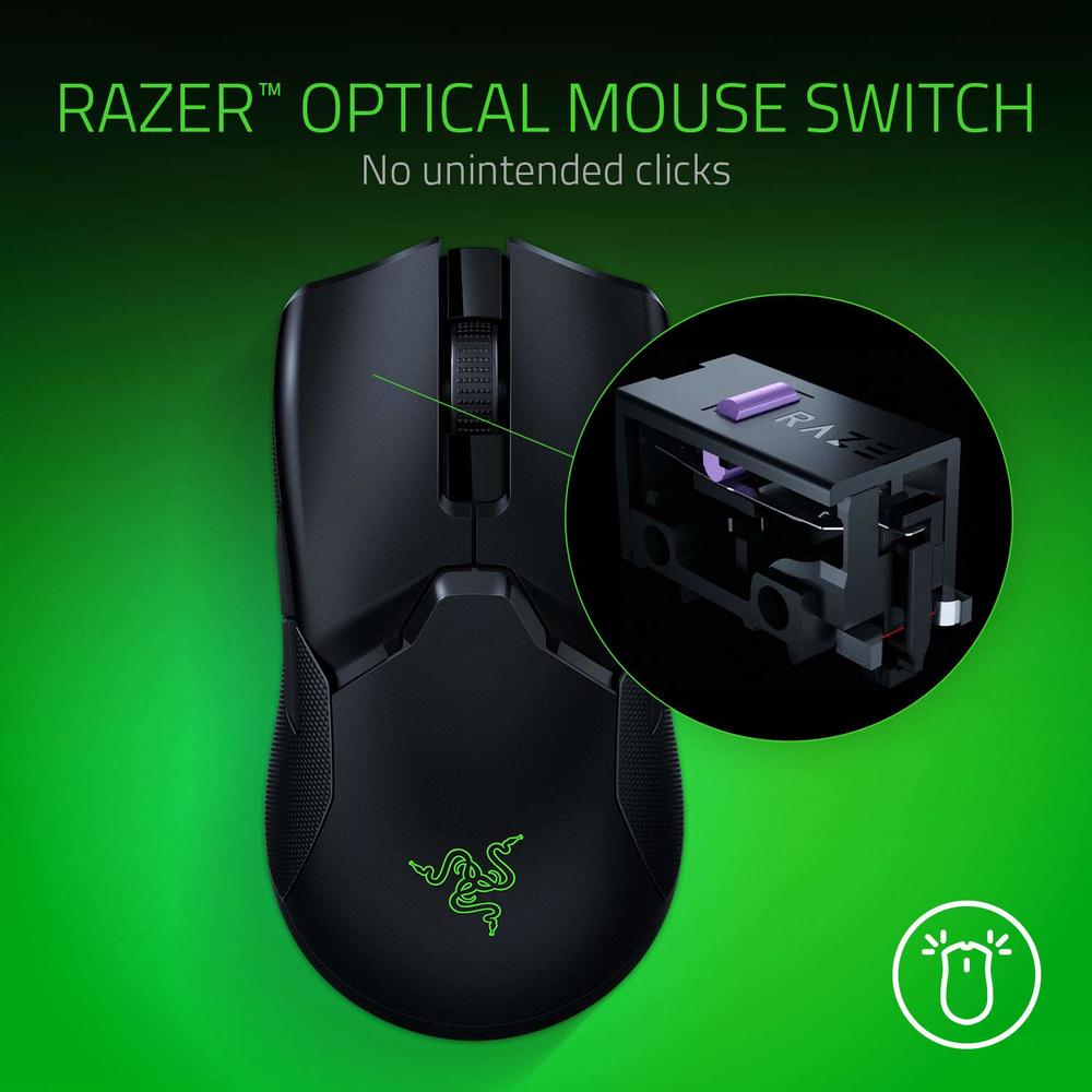 Razer Viper Ultimate Hyperspeed Lightweight Wireless Gaming Mouse & RGB Charging Dock: Fastest Gaming Mouse Switch - 20K DPI …