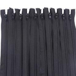 Great Choice Products 60Pcs 12Inch Nylon Coil Zippers For Tailor Sewer Sewing Craft Crafter'S Specia (Black)