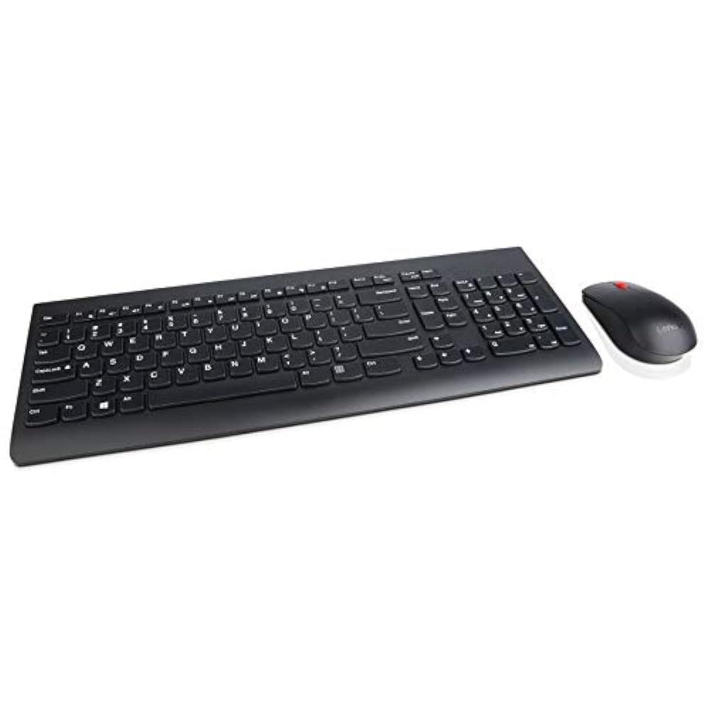 Lenovo 4X30M39482 Essential Wireless Keyboard and Mouse Combo - LA Spanish 171 (w/o Battery), Black