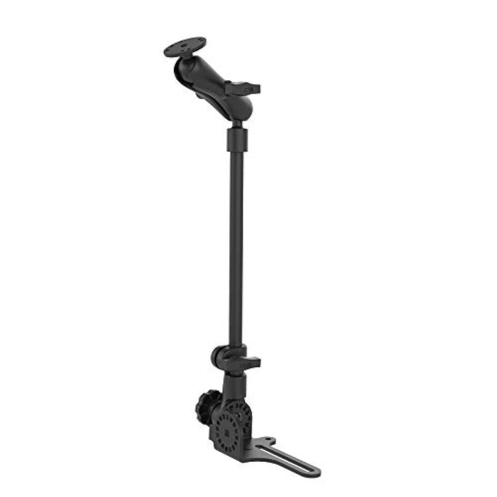 RAM Mounts Pod HD Vehicle Mount with 18" Aluminum Rod and Round Plate RAM-316-HD-18-202U for Tablets and Small Laptops