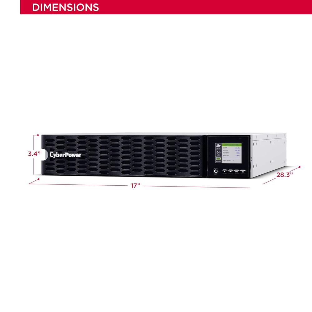 CyberpowerPC CyberPower OL5KRTHD Smart App Online Sinewave UPS System ...