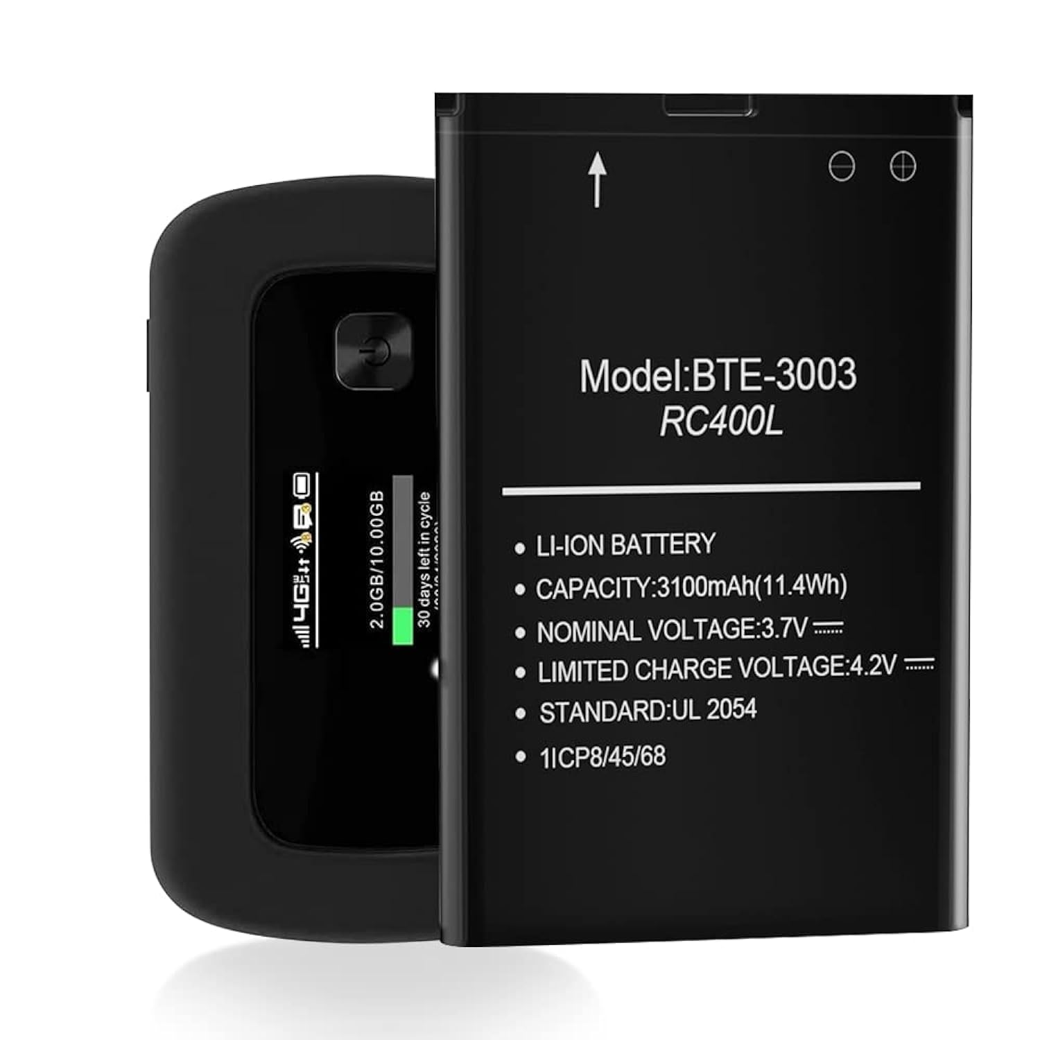 Great Choice Products Bte-3003 Battery,[3100Mah] New 0 Cycle Higher Capacity Replacement Battery For Verizon Orbic Speed Mobile Hotspot Rc400L Bte-…