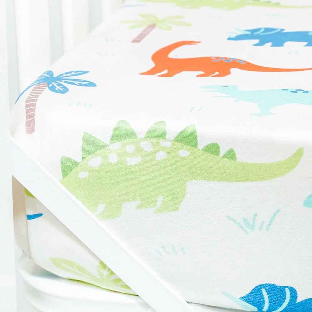 Great Choice Products Jersey Knit Crib Sheet For Boys And Girls, Stretchy Fitted Crib Sheet Dinosaur Baby Toddler Bedding Set Collection, Breathabl…