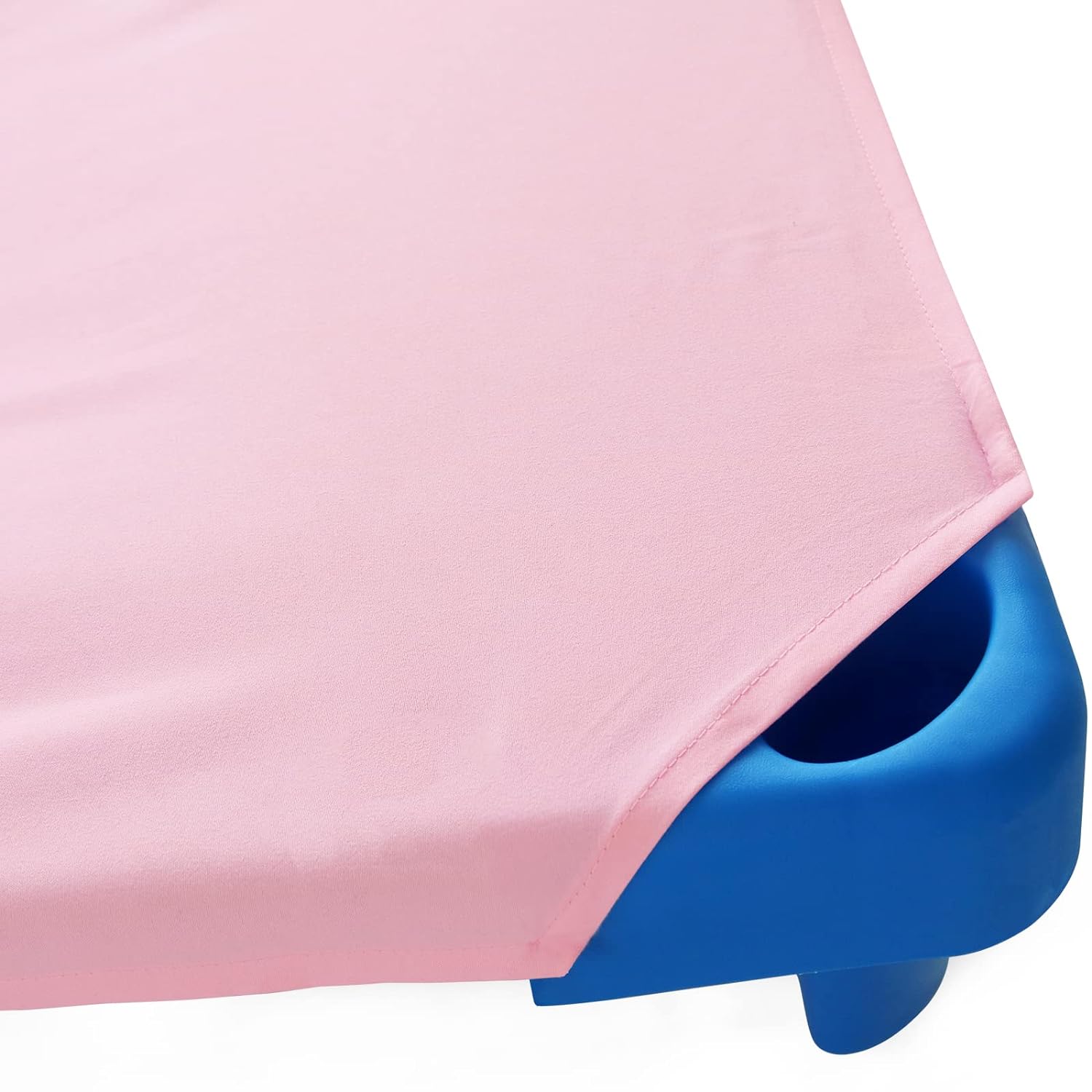 Great Choice Products Standard Size Daycare/Pre-School Cot Sheet 2 Pack, Children’S Naptime Cot Sheet, Pink, Breathable Microfiber Nap Sheet For Bo…