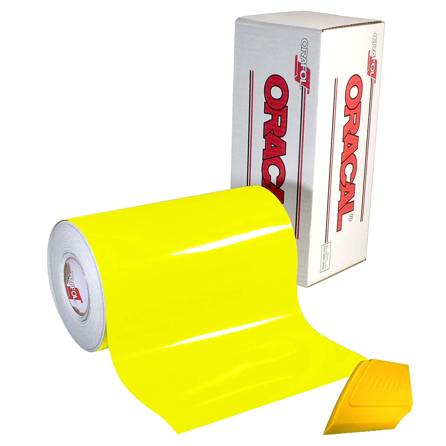 Great Choice Products 6510 Fluorescent Yellow Cast Vinyl Wrap 12 Inches