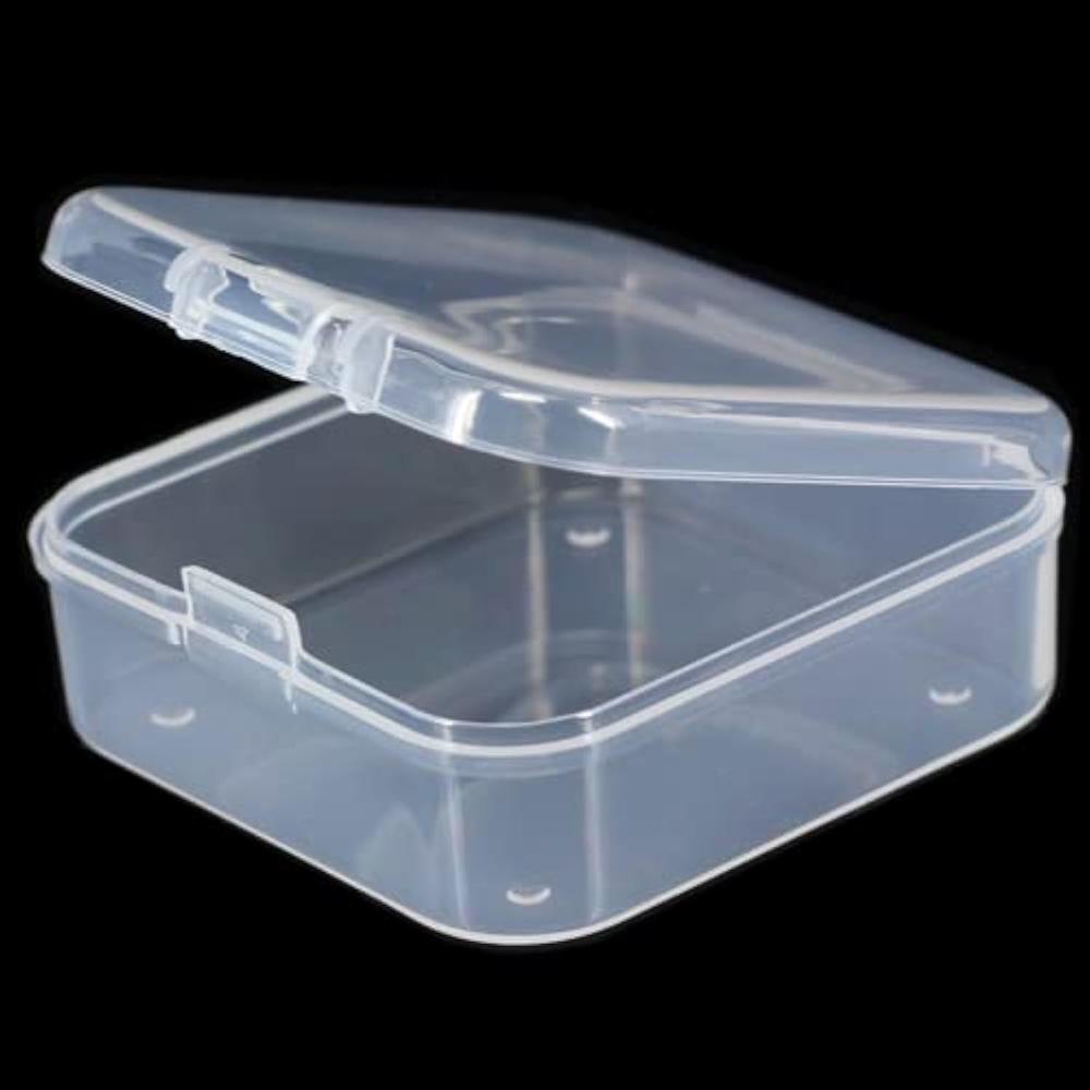 Great Choice Products 8 Pieces Small Plastic Box With Lids Square ...