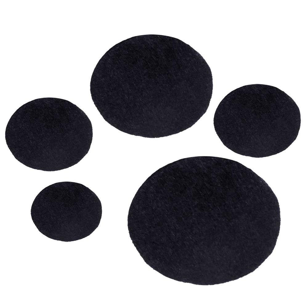 Great Choice Products 10 Pieces Black Adhesive Back Felt Sheets, 1.6Mm Thickness Fabric Sticky Back Sheets, A4 Size 8.3" X 11.8" (21Cm X 30Cm) For …