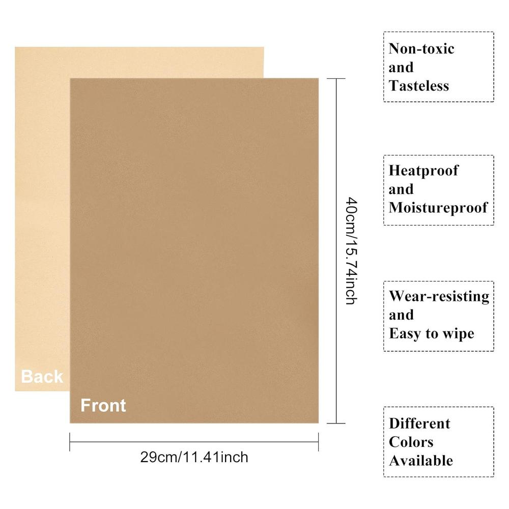 Great Choice Products 12Pcs Velvet (Tan) Fabric Sticky Back Adhesive Felt Sheet11.5"X15.5", Self-Adhesive, Durable And Water Resistant, Multi-Purpo…