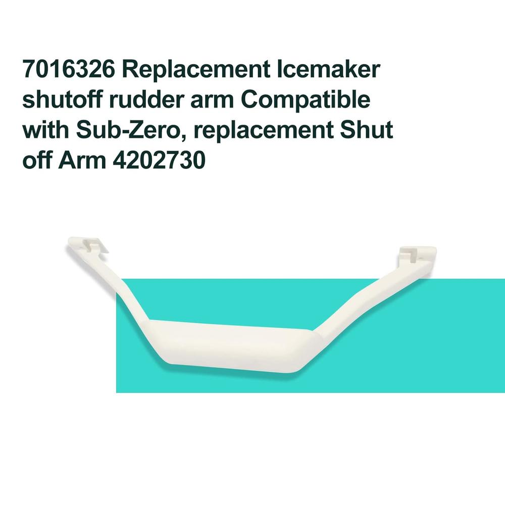 Great Choice Products Ice Maker Shutoff Rudder Arm Compatible With Sub-Zero Freezer 611 650, Replacement Part For Ice Maker Shutoff Rudder Arm -Upg…