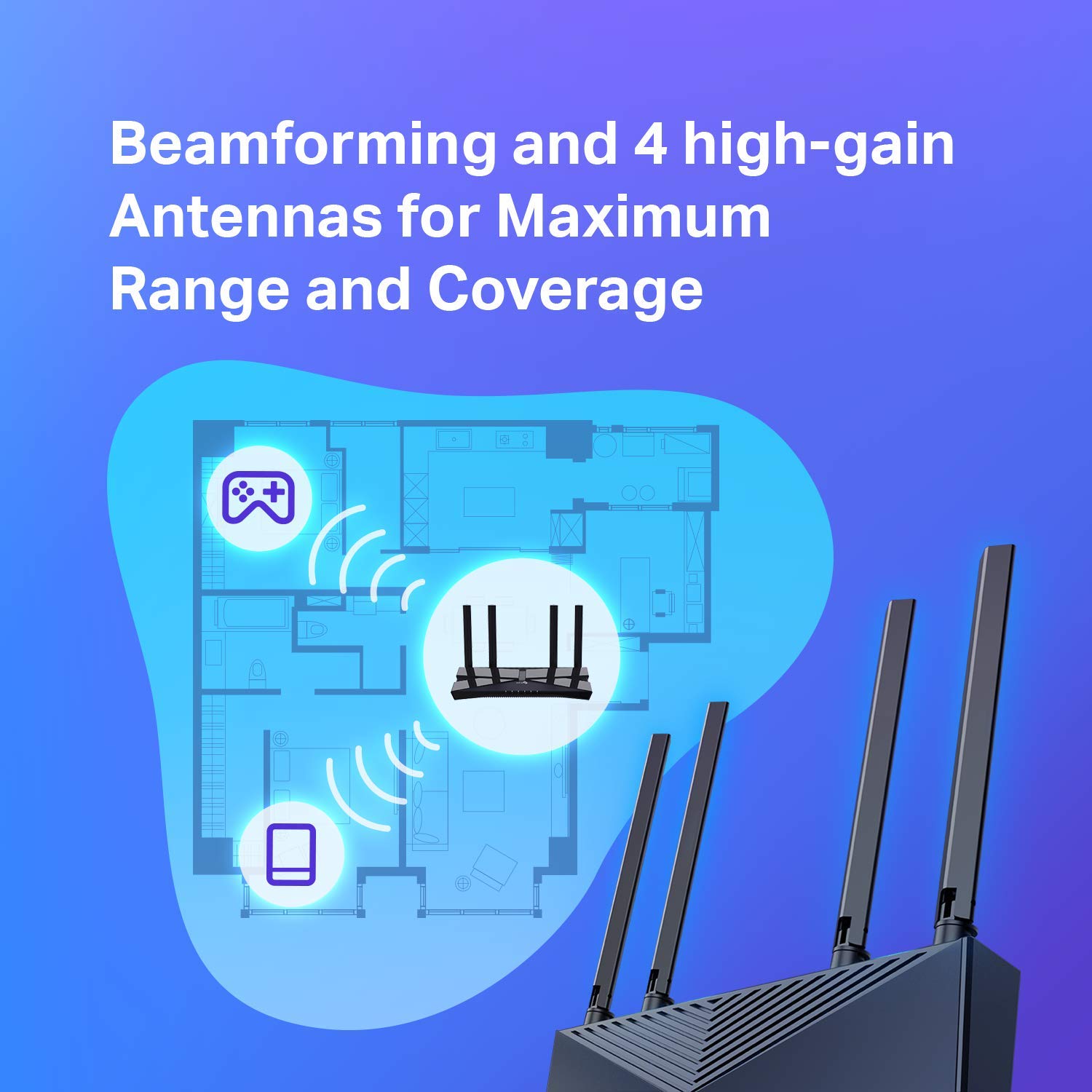 TP-Link WiFi 6 Router AX1800 Smart WiFi Router (Archer AX20) – 802.11ax Router, Dual Band Gigabit Router, Parental Controls, …