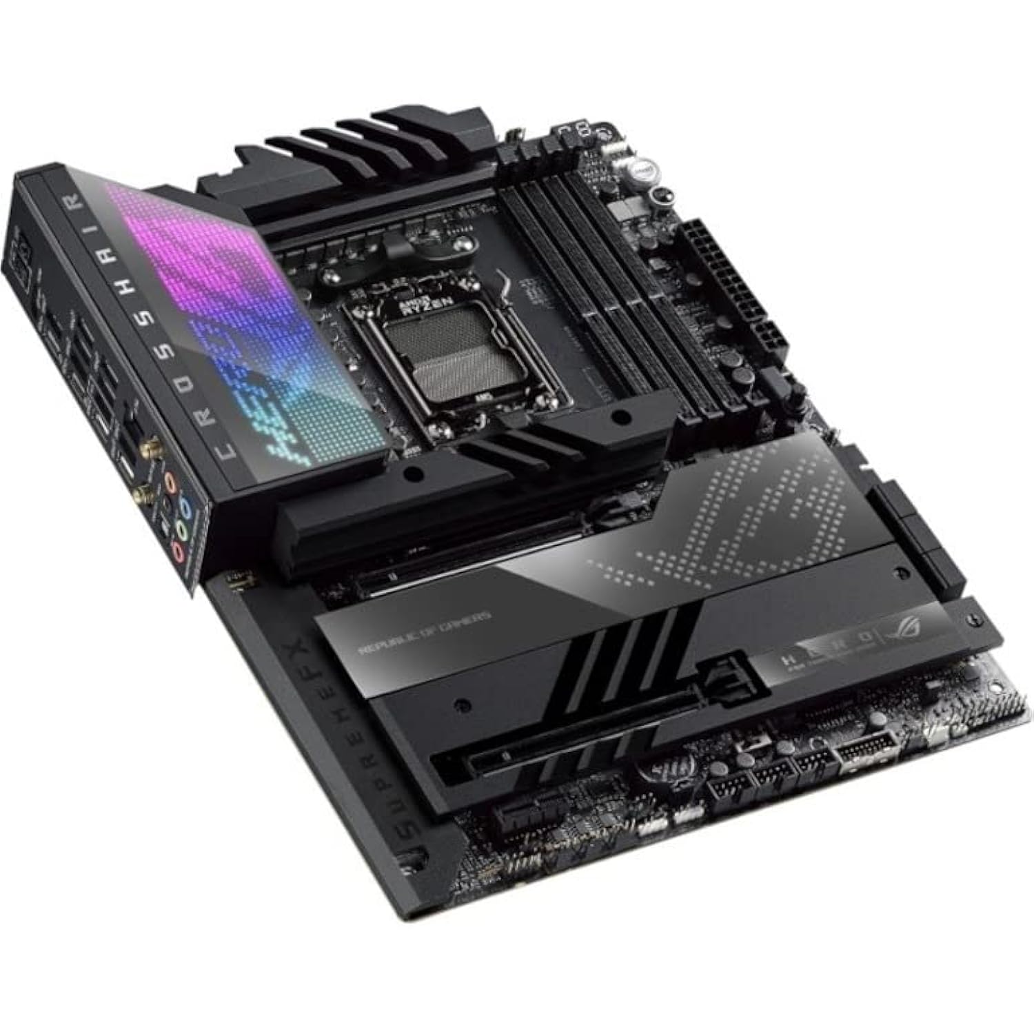 ASUS ROG Crosshair X670E Hero (WiFi 6E) Socket AM5 (LGA 1718) Ryzen 7000 Gaming Motherboard(18+2 Power Stages,PCIe 5.0, DDR5,…