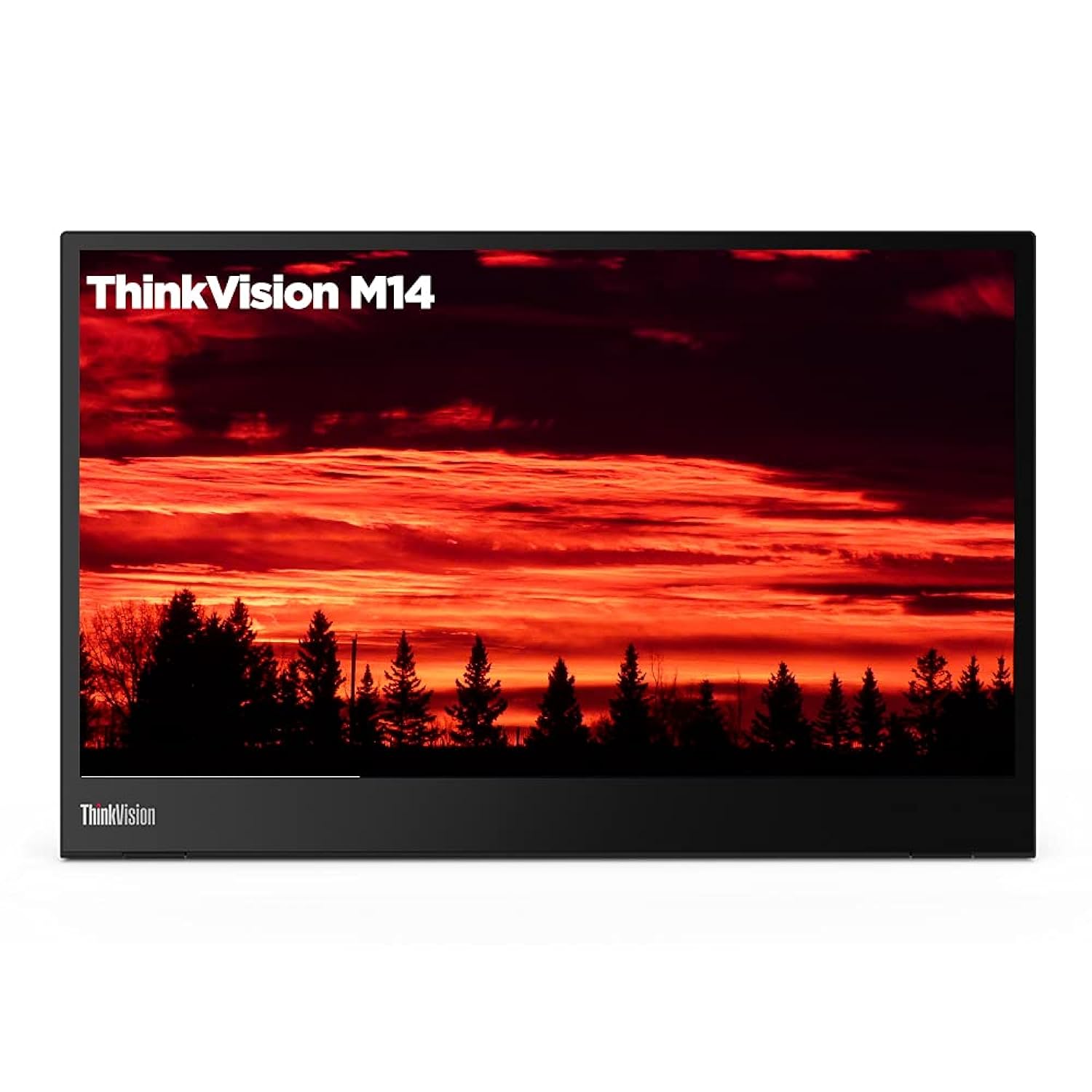 Lenovo ThinkVision M14 14" Full HD 1920x1080 IPS Monitor - 300 Nit 6ms 2xUSB Type-C Ports Widescreen Backlit LED LCD Mobile P…