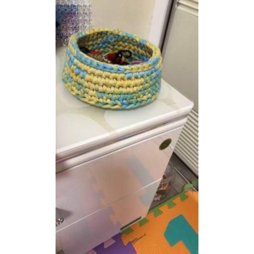 Great Choice Products Colorful Diy T-Shirt Yarn Bulky Fabric Yarn Spaghetti Yarn Craft Material Diy Crochet Yarn Chunky Knit Rug Basket Pet Bed Yar…