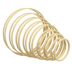 Great Choice Products 16Pcs 8 Sizes (4, 5, 6, 7, 8, 9, 10 & 12 Inch) Wooden Bamboo Floral Hoops Wreath Rings For Making Wedding Wreath Decor And Wa…