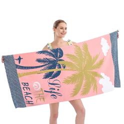 Great Choice Products Beach Towel, Microfiber Beach Towels For Travel, Quick Dry Towel For Swimmers Sand Proof Beach Towels For Women Men Girls, Co…