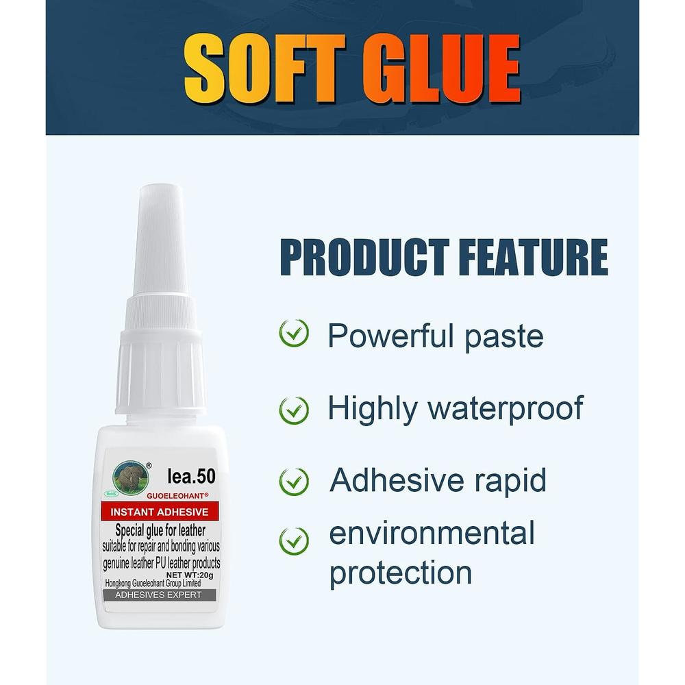 Great Choice Products 20G Special Glue For Leather, Leather Repair Glue, Used For Bonding Between Leather And Leather, Leather And Substrates Of Di…