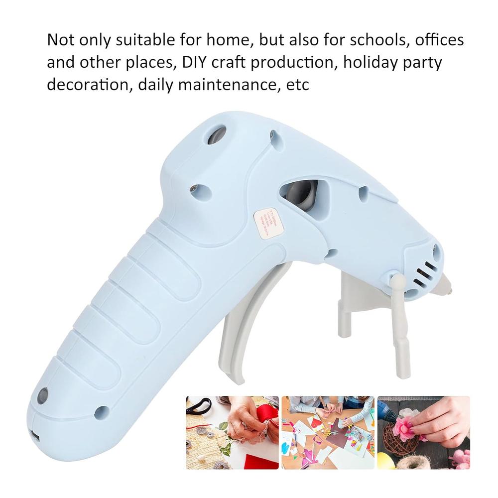 Great Choice Products Cordless Hot Glue Gun, Usb Rechargeable Melt Tools Full Size Fast Preheating Adhesive Kit For Diy Projects Crafts Making Gift…