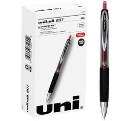 uni-ball Uniball Signo 207 Gel Pen 12 Pack, 0.5mm Micro Red Pens, Gel Ink Pens | Office Supplies Sold by Uniball are Pens, Ballpoint P…