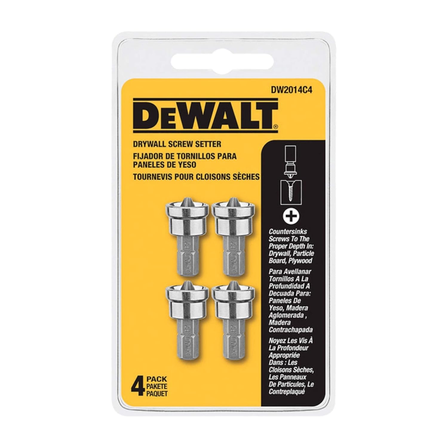 Dewalt DW2014C4 Drywall Screw Setter (4-Pack)