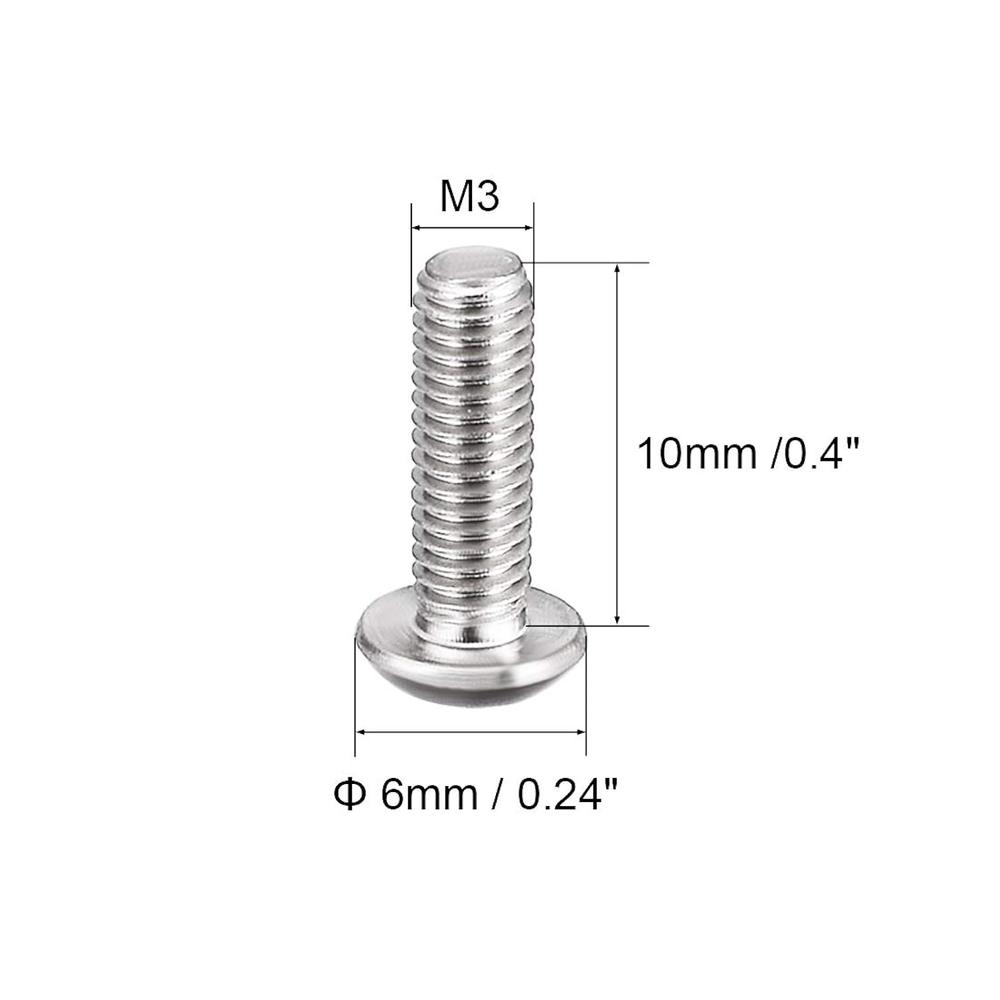 Uxcell M3x10mm Stainless Steel Hex Socket Cap Head Self Tapping Screws 30 Pack Uxcell M3x10mm Stainless Steel Hex Socket Cap Head Self Tapping Screws 30 Pack