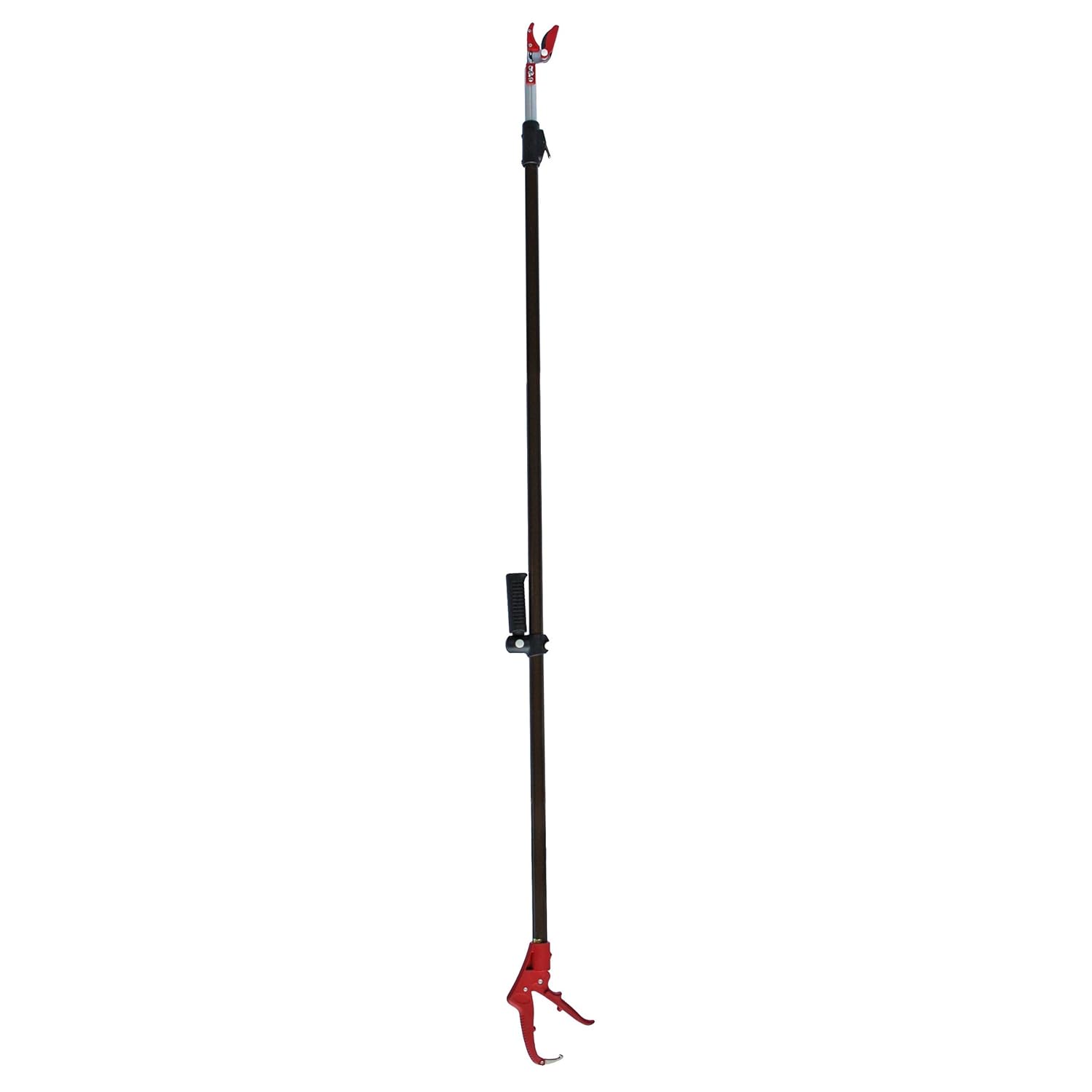 Great Choice Products Telescopic Long Reach Pruner With Pruning Saw, Extends 70 To 119 Inches