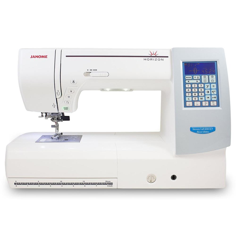 Janome Memory Craft Horizon 8200QCP Special Edition With Exclusive Bundle