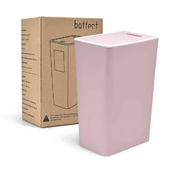 Great Choice Products Small Trash Can With Lid Waste Basket Bathroom Garbage Can Dorm Room Essentials For Bedroom, Office, College-2.1 Gallon (Pink…