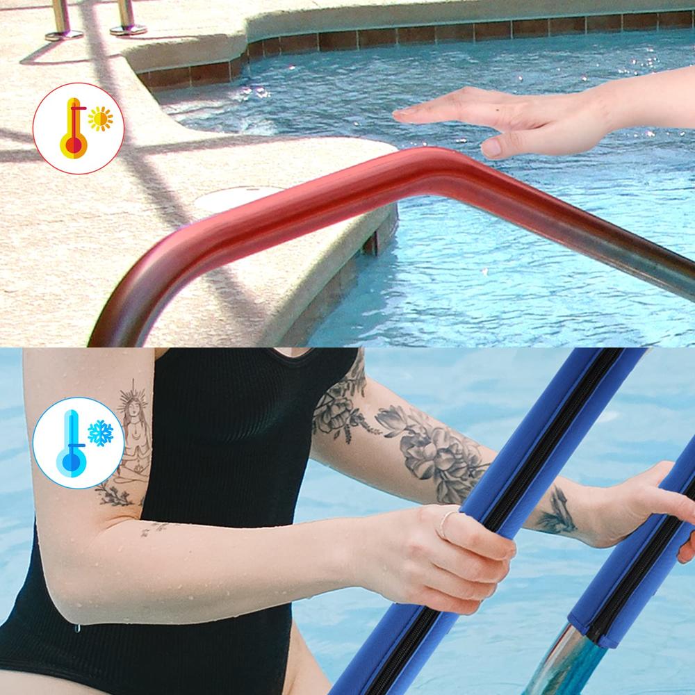 Great Choice Products Pool Handrail Cover, Zippered Swimming Pool Hand ...