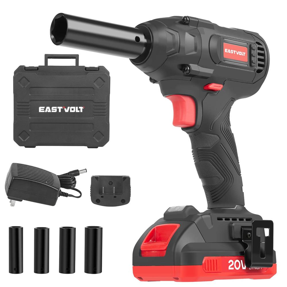 Great Choice Products 20V Cordless Impact Wrench, 250Ft-Lbs High Torque Brushless Wrench Kit 2600 Rpm, Battery Impact Driver With Fast Charger, Led…