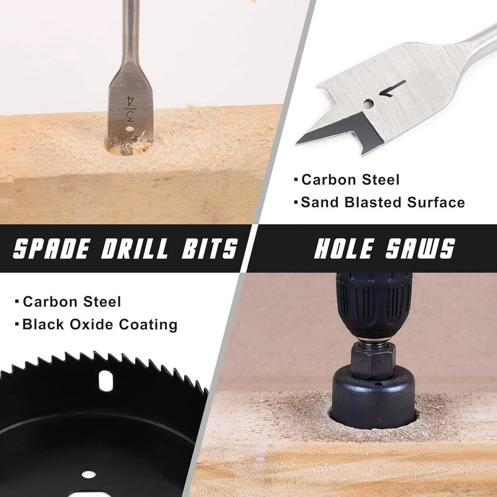 Great Choice Products Drill Bit Set, 246 Pcs Drill Bit Sets For Cordless Drill, Metalworking & Multipurpose Drill Bits Set, Drill Driver Bit Set Fo…