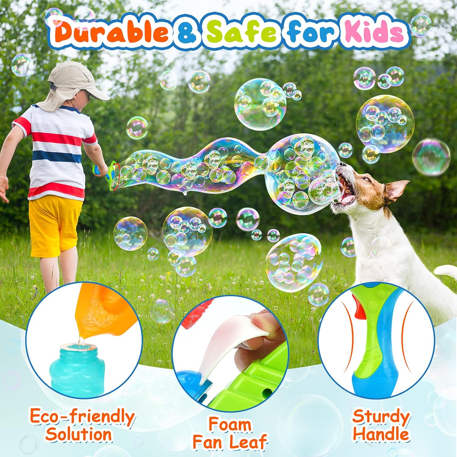Great Choice Products 2 Pack Bubble Machine Bubble Guns For Kids & Toddlers, Bubble Blower With Bubble Wand Making Small Bubble In Giant Bubble, Ha…