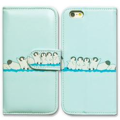 Great Choice Products Ipod Touch 7 Case,Ipod Touch 6 Case, Cute Penguin Green Wallet Flip Leather Cover Case With Credit Card Id Card Slot Holder K…