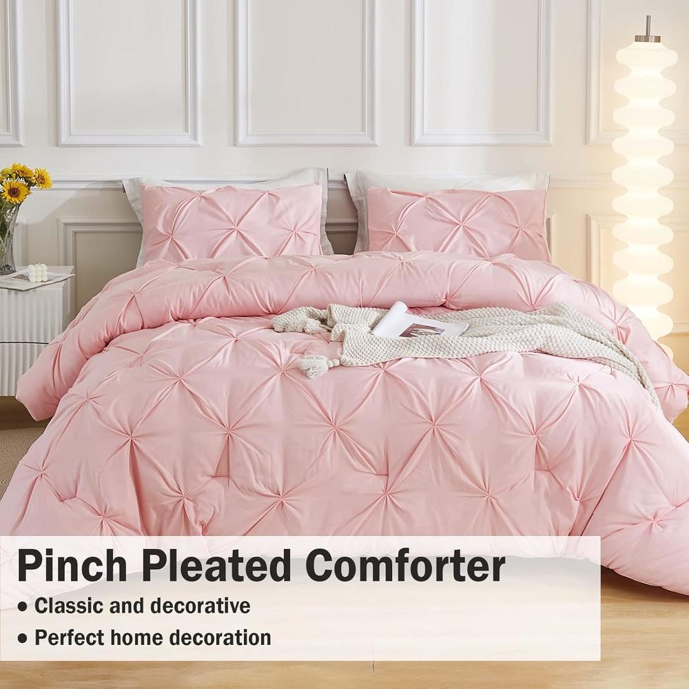 Great Choice Products Pink Full Size Comforter Set 79X90Inch 3 Great choice products pink full size comforter set 79x90inch 3