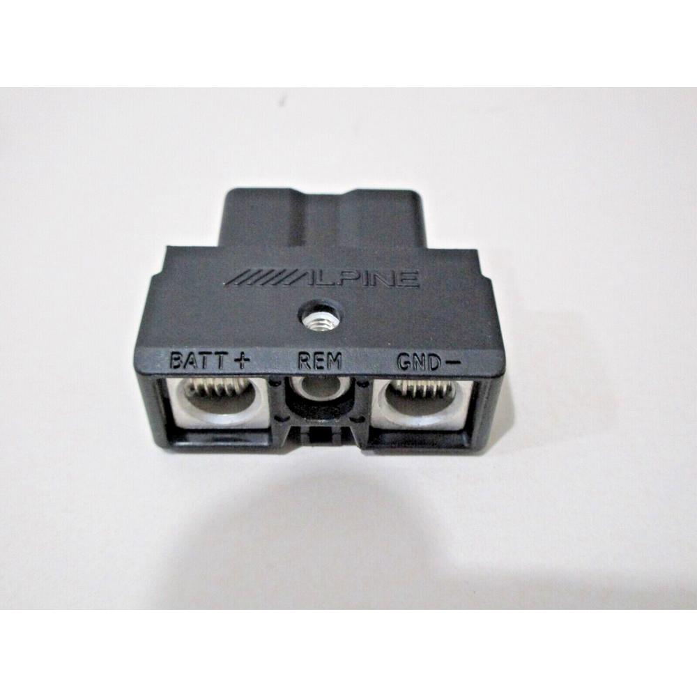 ALPINE PDX-F4 QUICK DISCONNECT POWER 2 PIN CONNECTOR PLUG AMPLIFIER NEW OEM