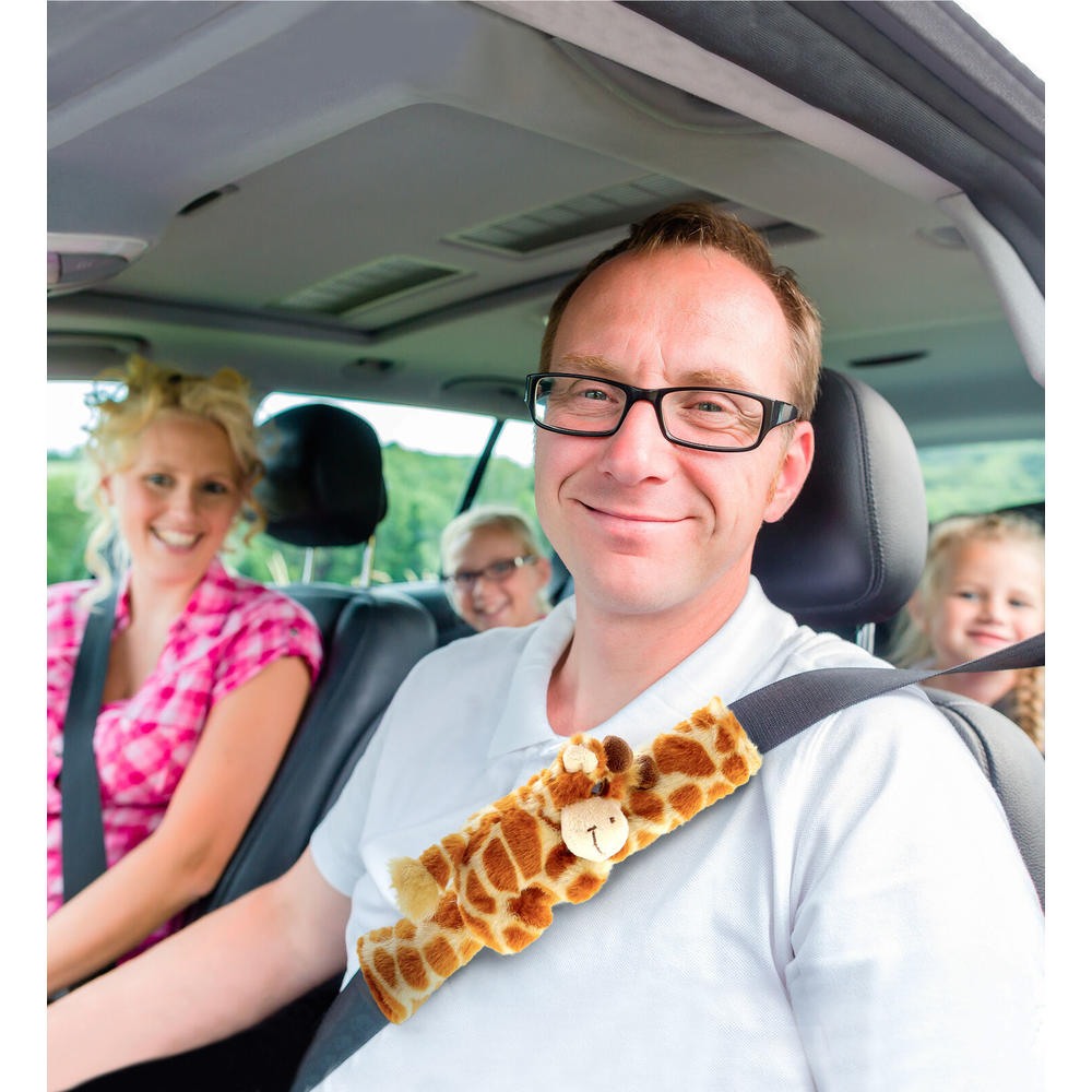 Great Choice Products Giraffe Super Soft Plush Safety Belt Cover