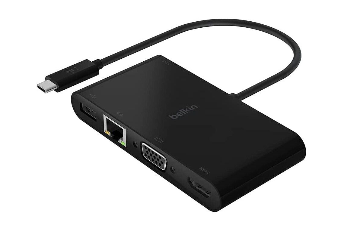 Belkin USB-C Multimedia Adapter 100W Passthrough Power (AVC004)