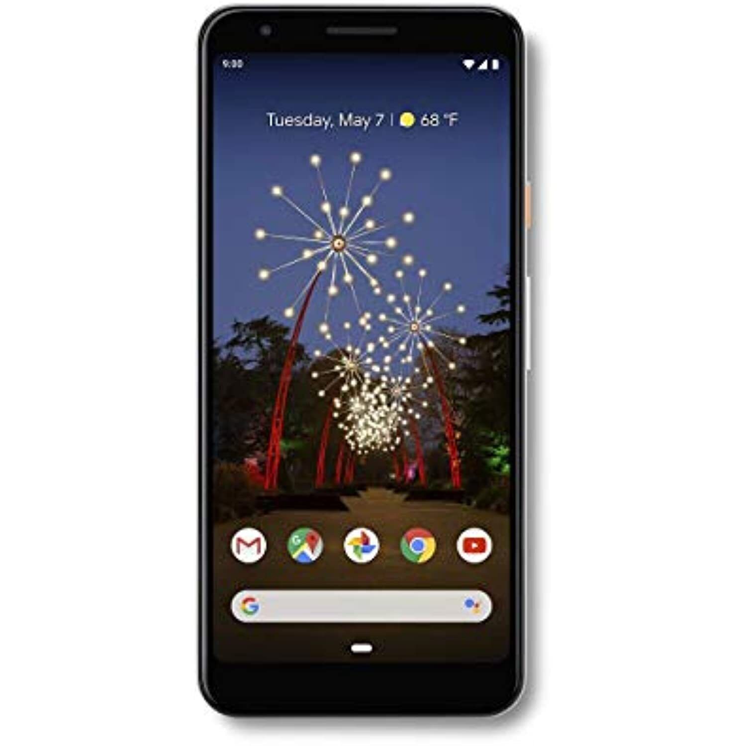Google - Pixel 3a with 64GB Memory Cell Phone (Unlocked) - Clearly White