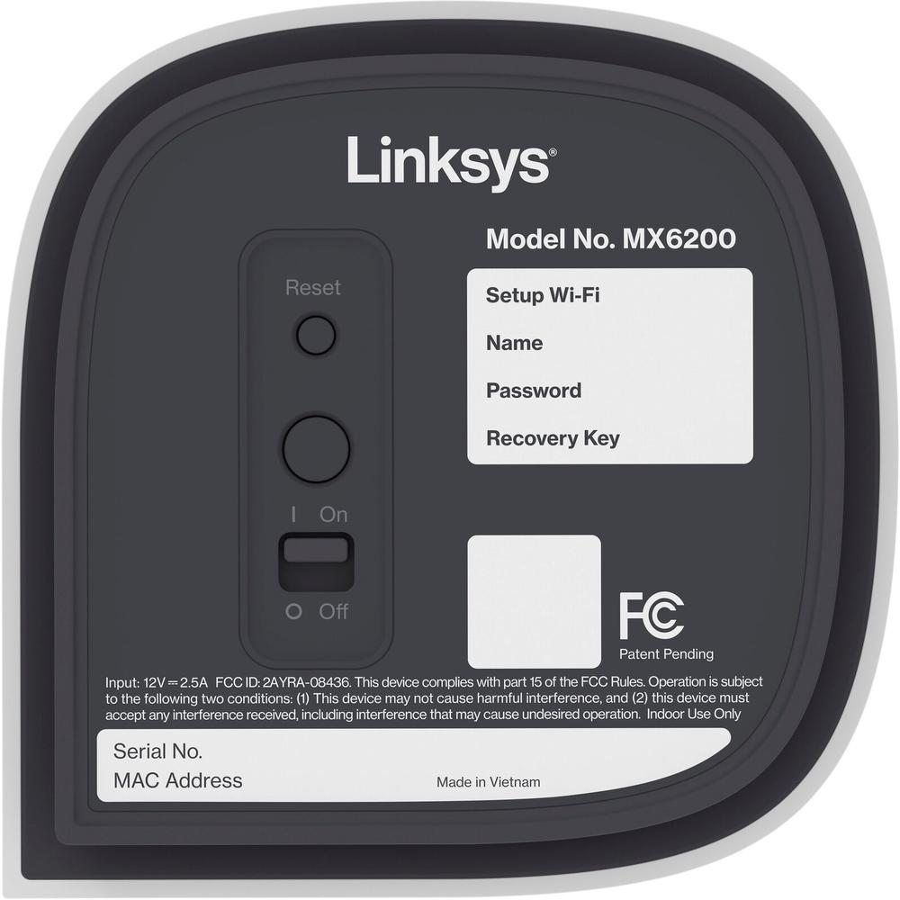 Linksys - Velop Pro 6E AXE5400 Tri-Band Mesh Wi-Fi 6E System - White