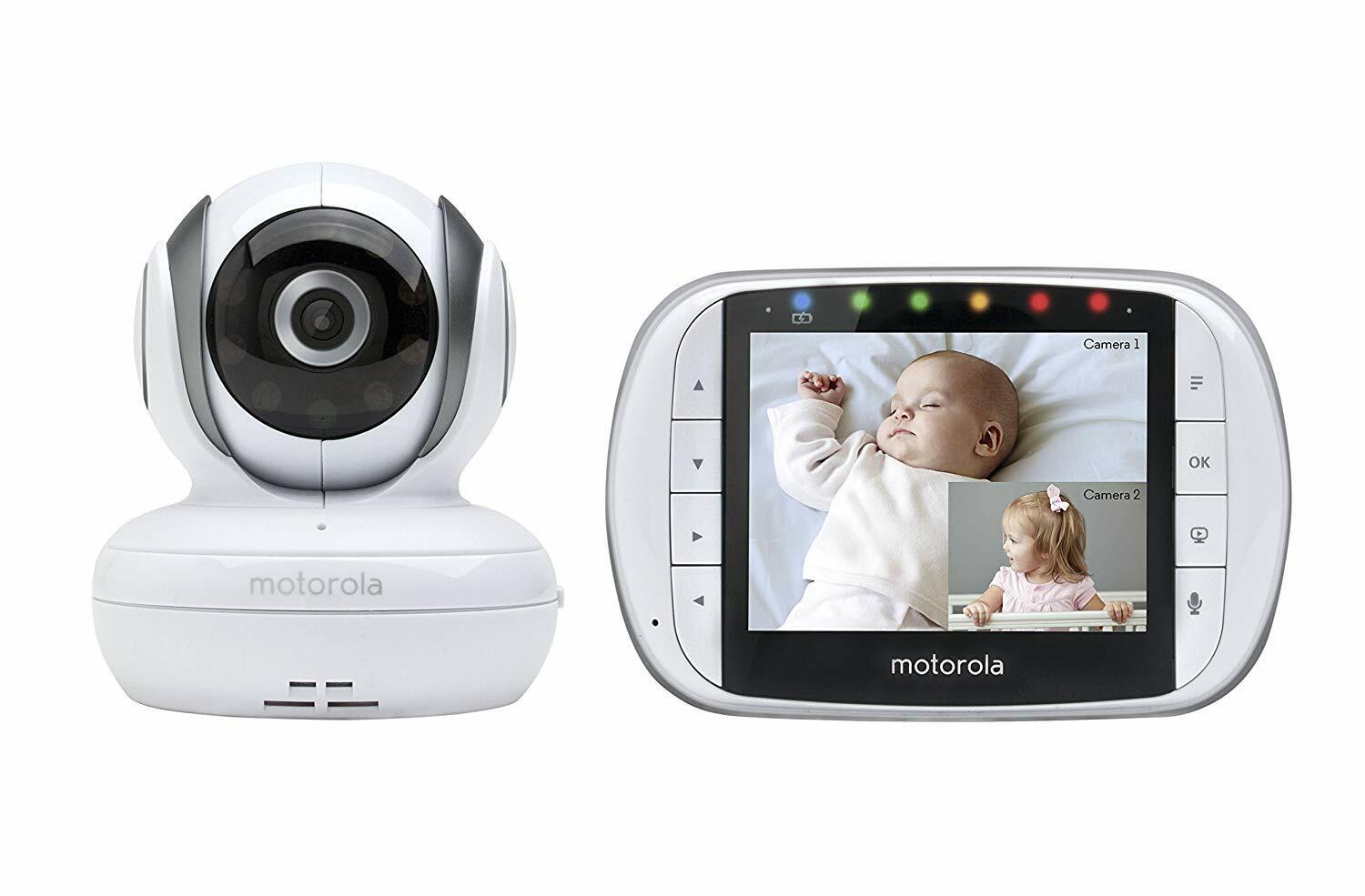Motorola MBP36S Remote Wireless Video Baby Monitor- Baby Monitor