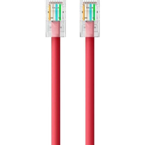 Belkin NEW Belkin A3L791-25-RED Cat5e Patch Cable - RJ-45 Male Network 25ft Red