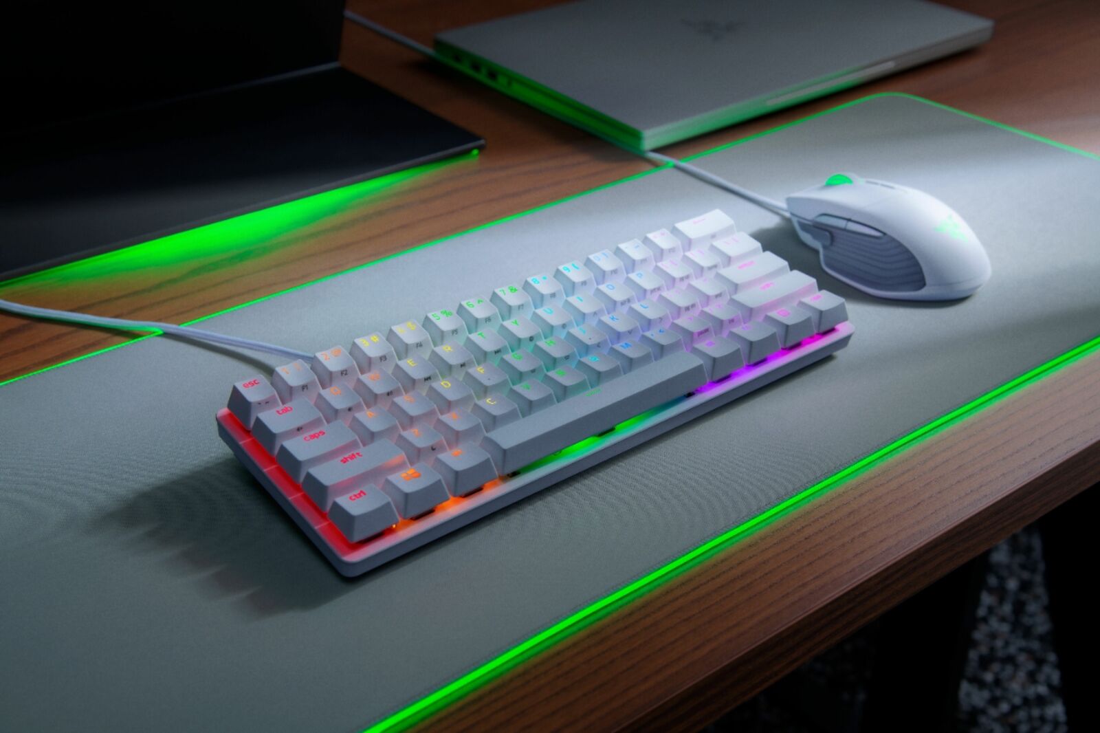 Razer - Huntsman Mini 60% Wired Optical Clicky Switch Gaming Keyboard with Ch...
