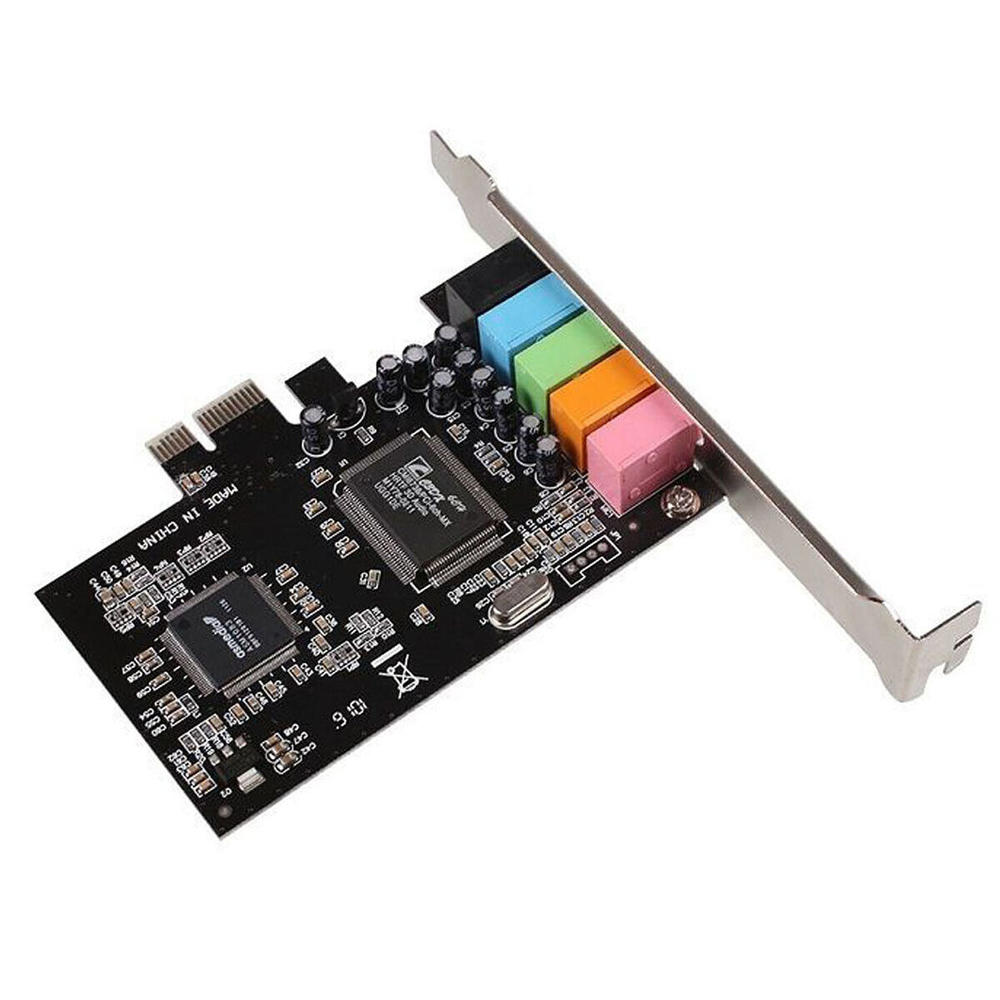 Great Choice Products Pci-E Express 5.1Ch Cmi8738 Audio Sound Card W/Low Profile Bracket Us Stock