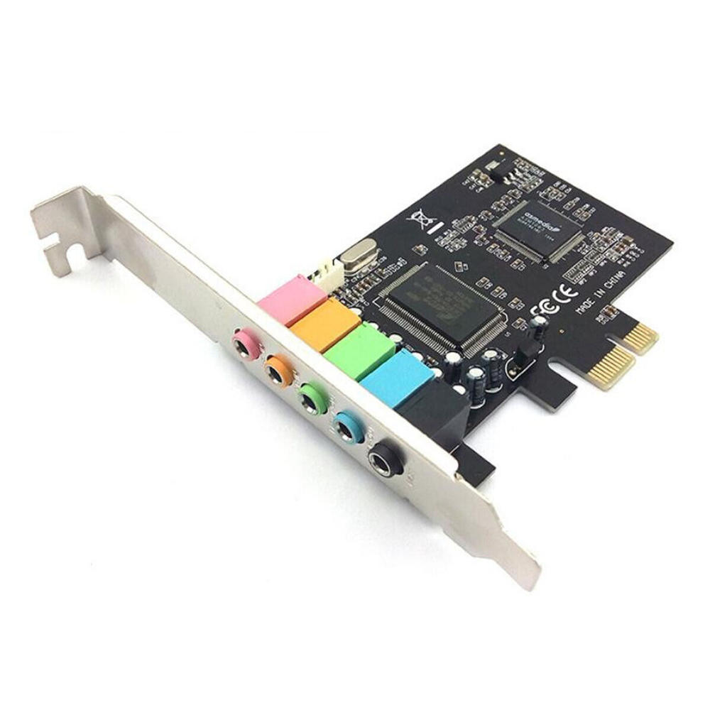Great Choice Products Pci-E Express 5.1Ch Cmi8738 Audio Sound Card W/Low Profile Bracket Us Stock