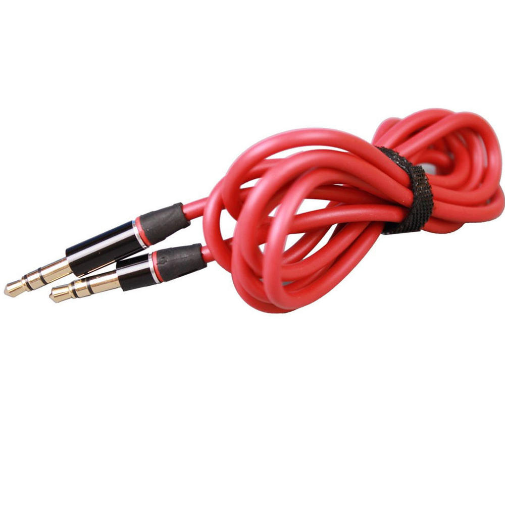 Great Choice Products Red 3.5Mm 1/8"Audio Cable Car Aux-In Cord For Nabi Headphone-00-Fa12 Fuhpe00Fa12
