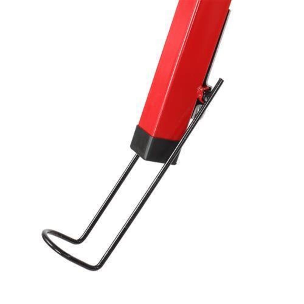 Great Choice Products 11Ft Drywall Lift Plasterboard Panel Rolling Lifter Lockable Industrial Tool Red