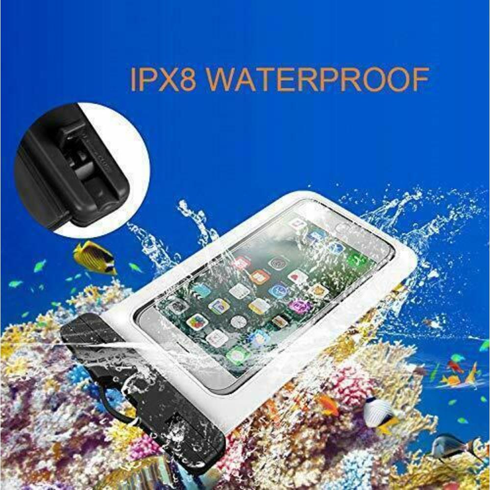 Great Choice Products [2 Pack] Waterproof Floating Cell Phone Pouch Underwater Case Cover For Phone